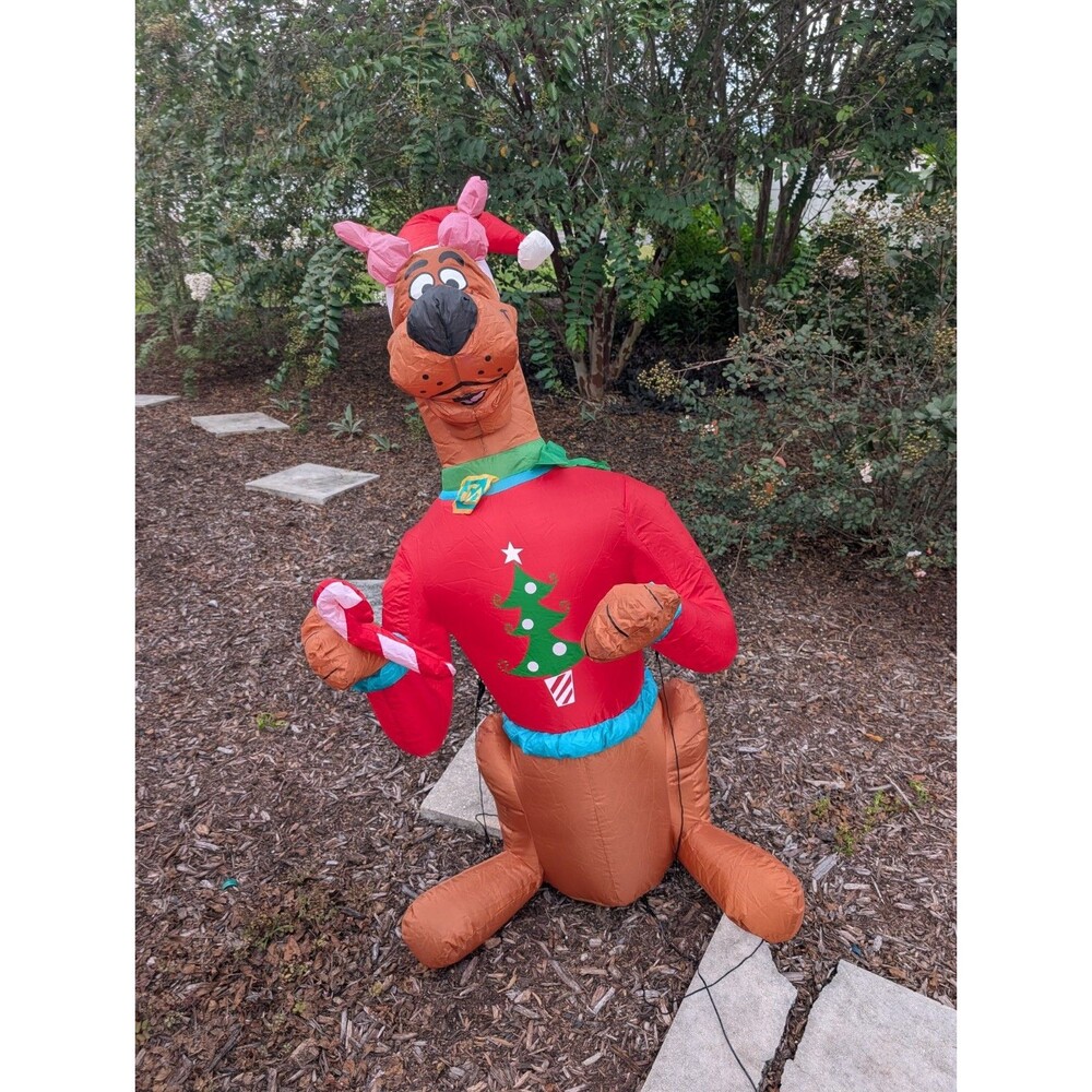 Gemmy Scooby-Doo 5 Foot Christmas Airblown Inflatable LED Tested
